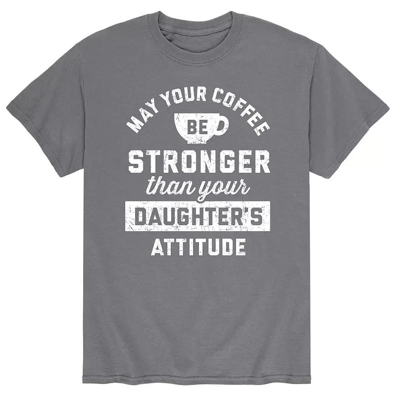 Men's Coffee Stronger Than Attitude Tee,  Product Image