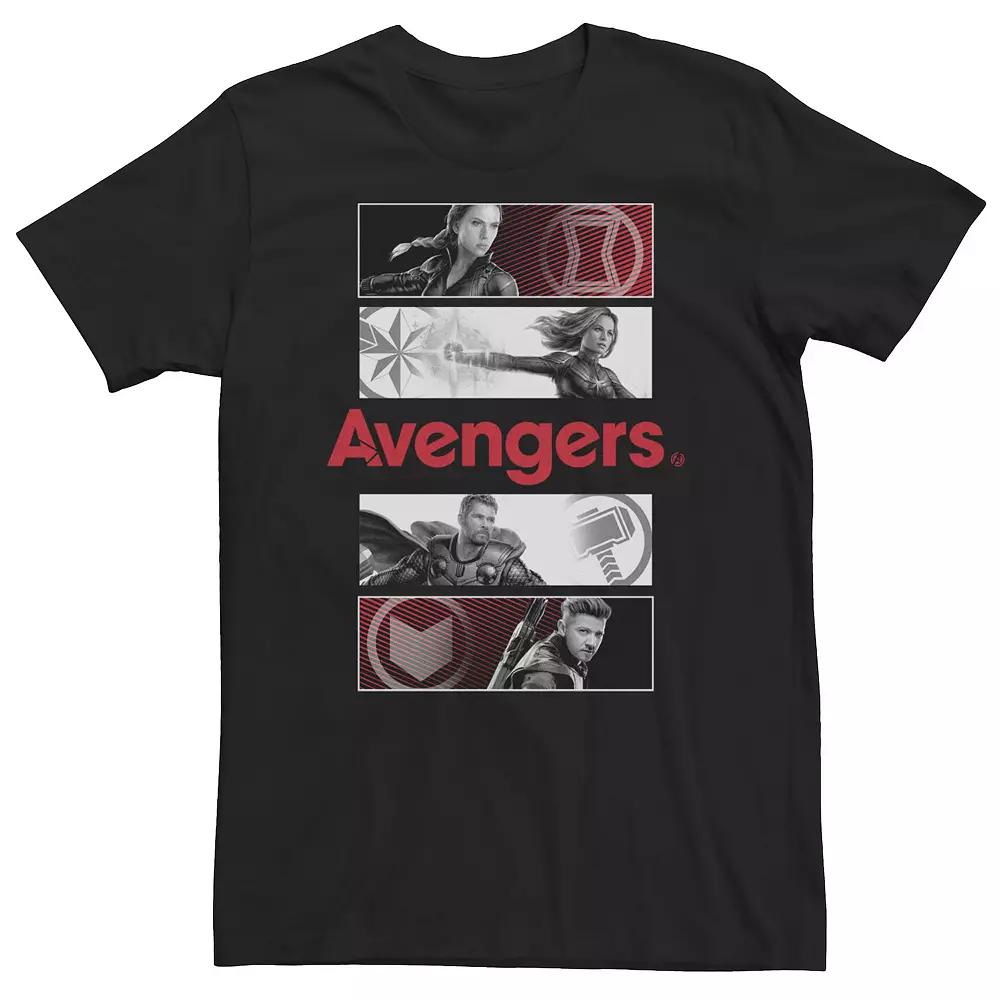 Big & Tall Marvel Avengers Color Pop Tee, Men's,  Product Image