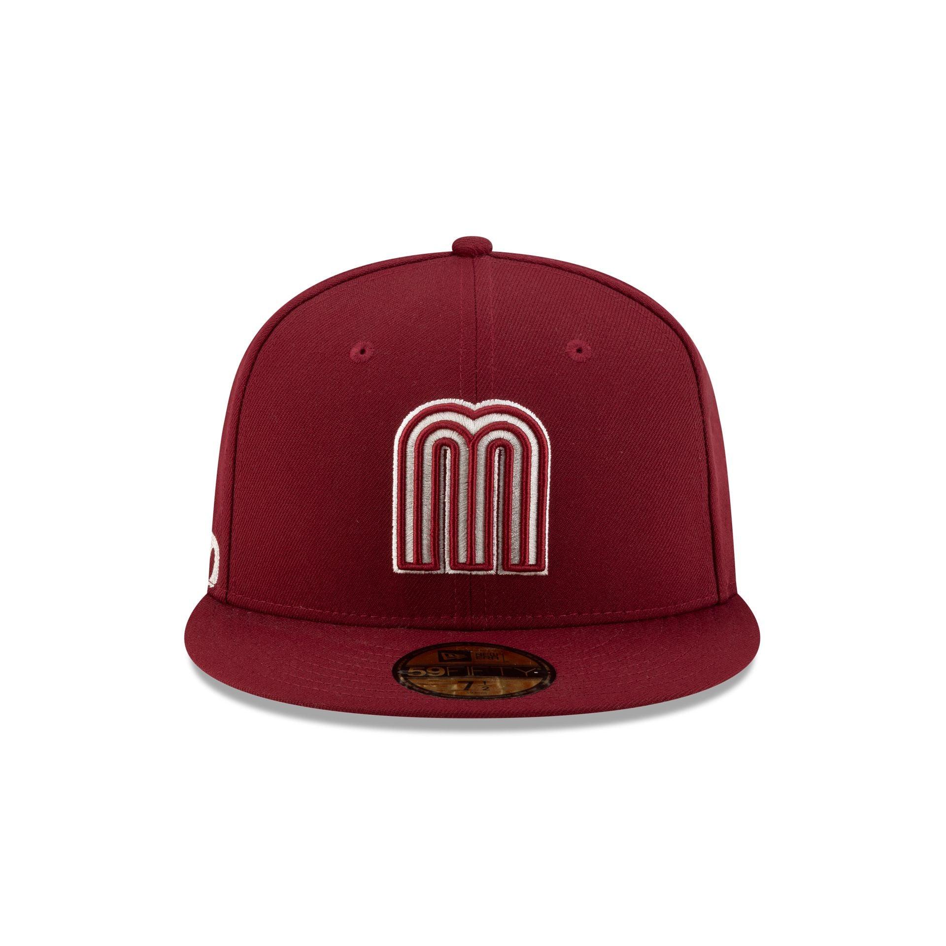 Mexico Baseball Maroon 59FIFTY Fitted Hat Male Product Image