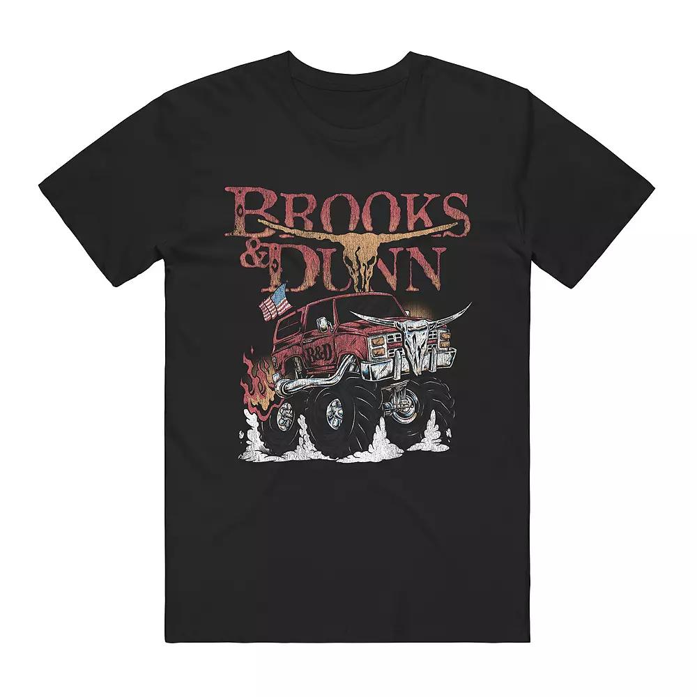 Men's Brooks & Dunn Graphic Tee, Size: XXL, Military Green Product Image