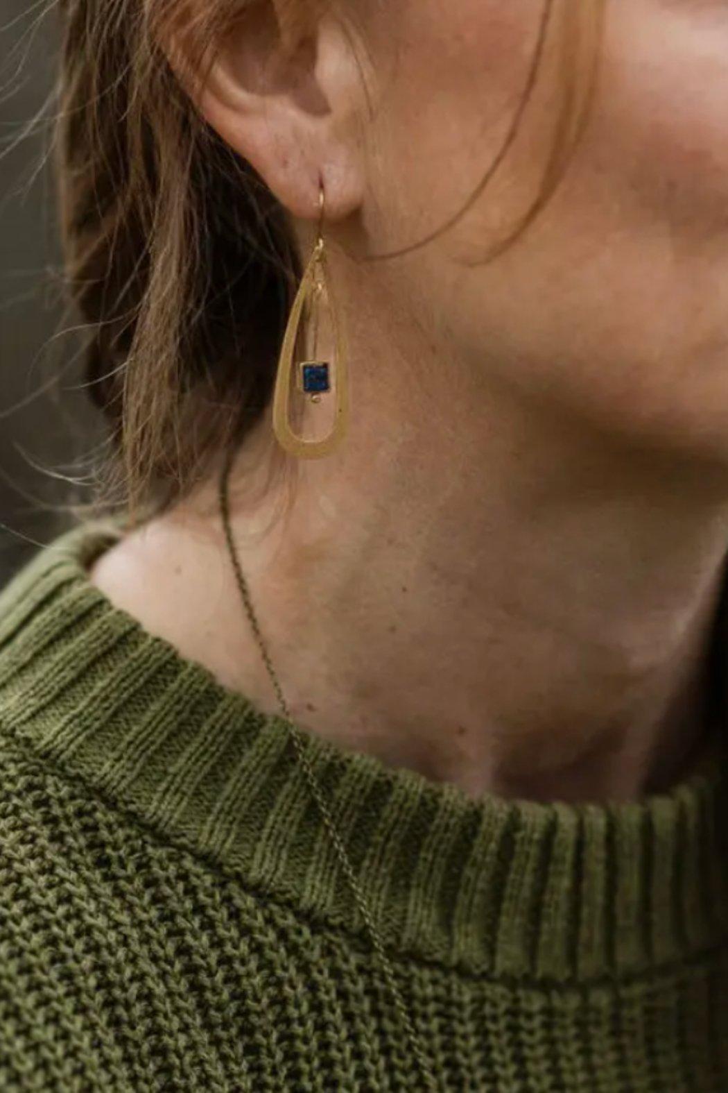 Lapis Drop Earring Product Image