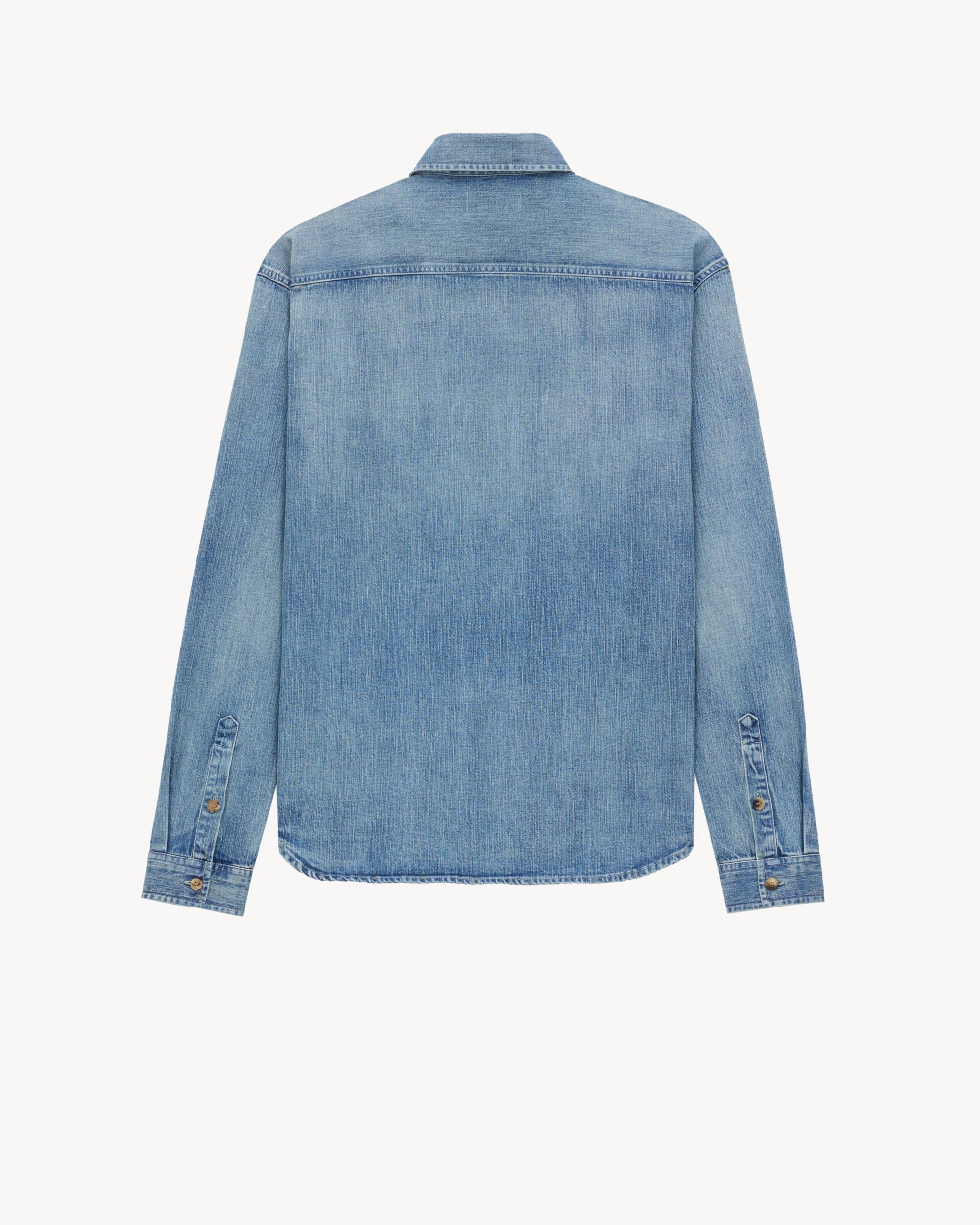 CASSANDRE SHIRT IN DAY BLUE DENIM Product Image