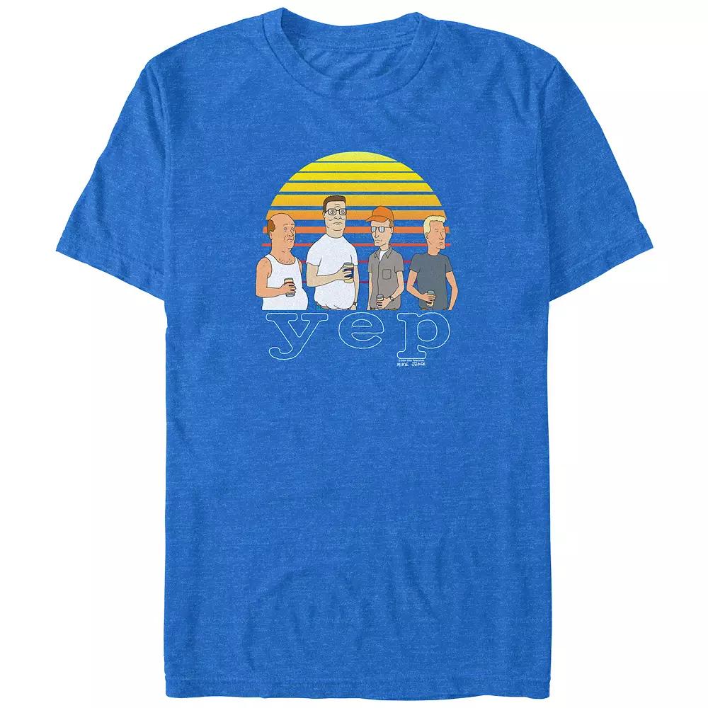 Big & Tall King Of The Hill Yep Sunset Graphic Tee, Men's,  Product Image