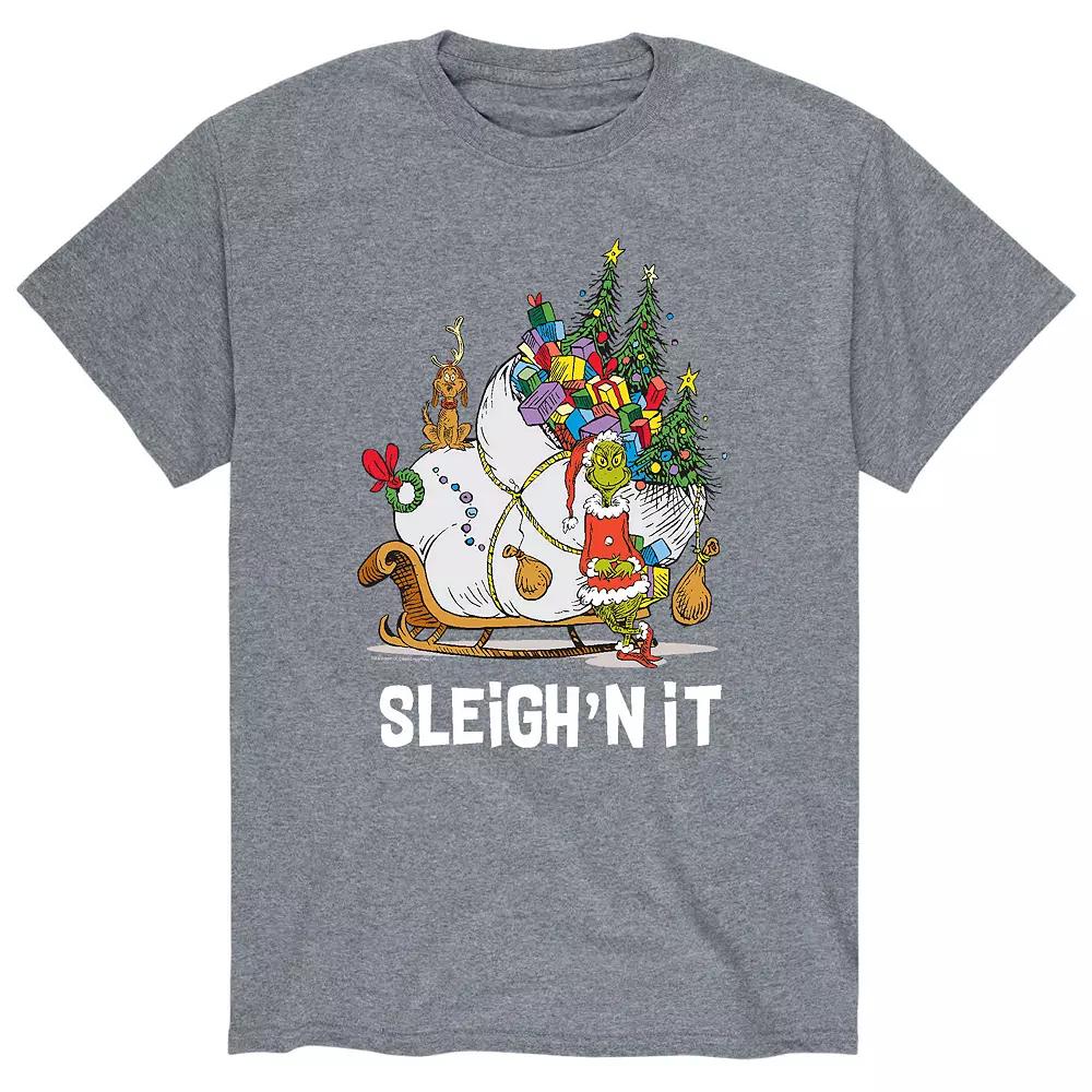 Men's Dr. Seuss The Grinch Sleighn Tee,  Product Image