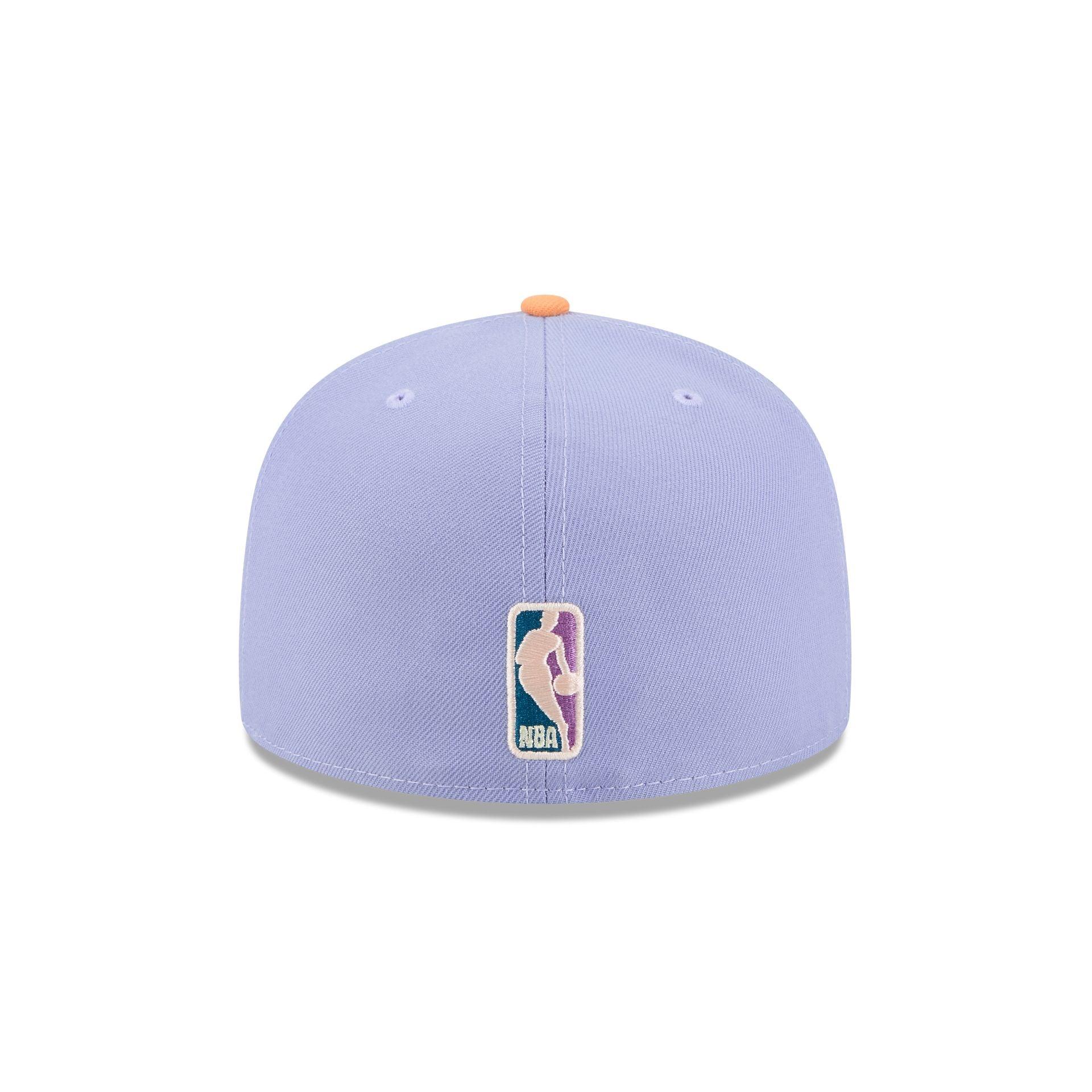 Boston Celtics Lavender 59FIFTY A-Frame Fitted Hat Male Product Image