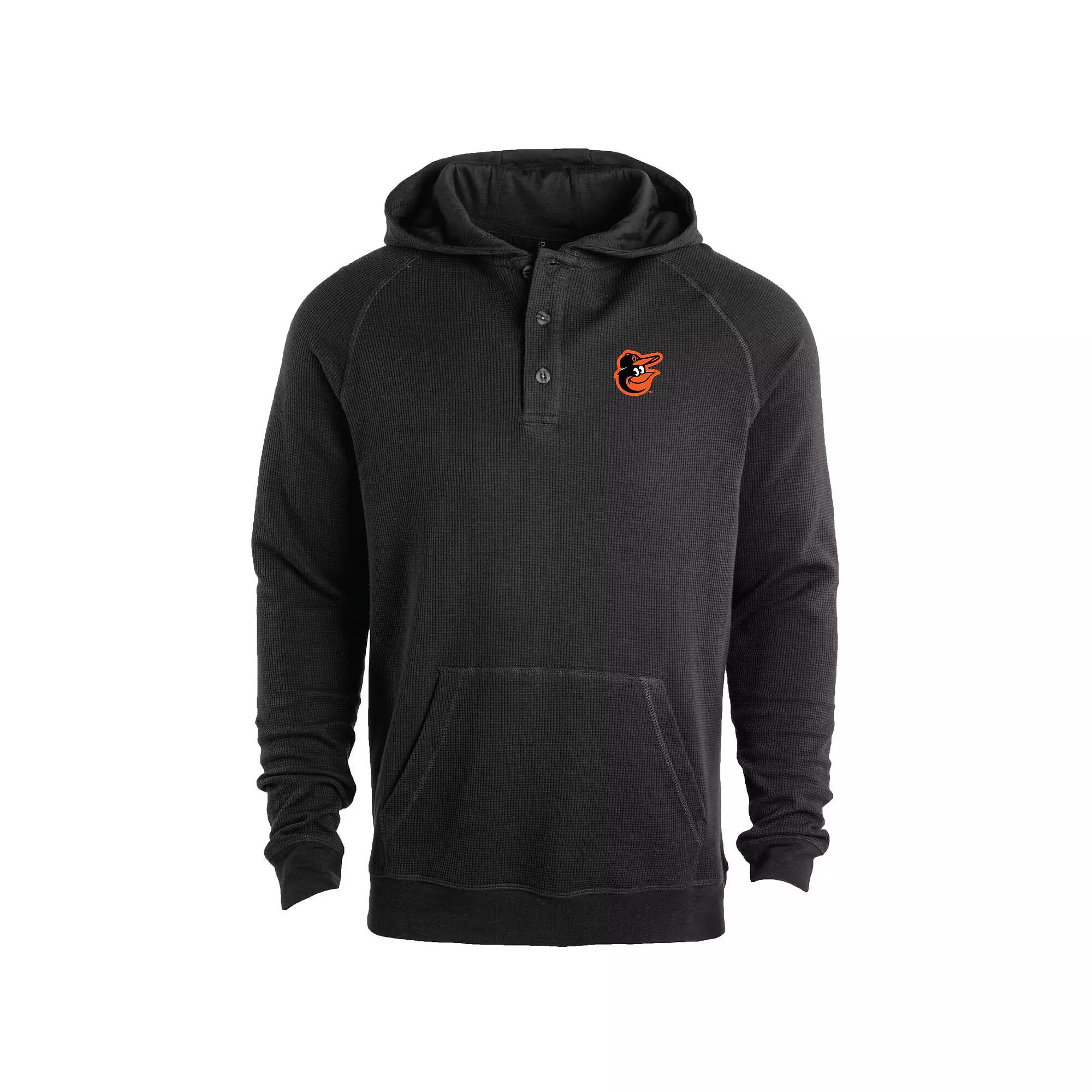 Men's Dunbrooke Black Arizona Cardinals Montana Raglan Thermal Hoodie,  Product Image
