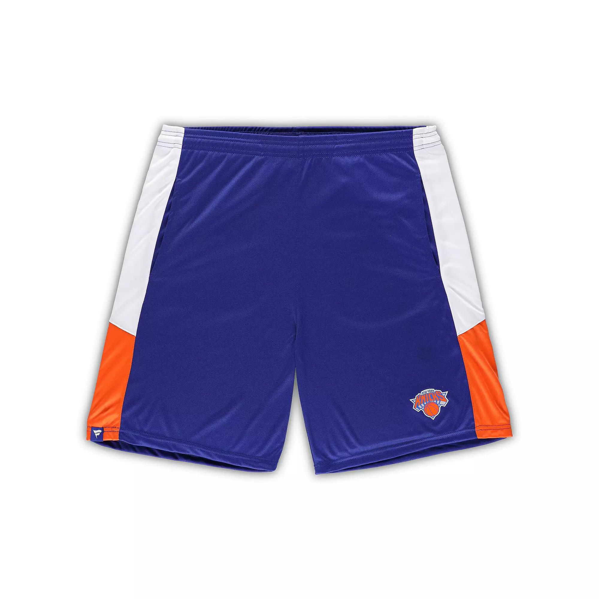 Men's Fanatics Branded Blue New York Knicks Big & Tall Champion Rush Practice Shorts,  Product Image
