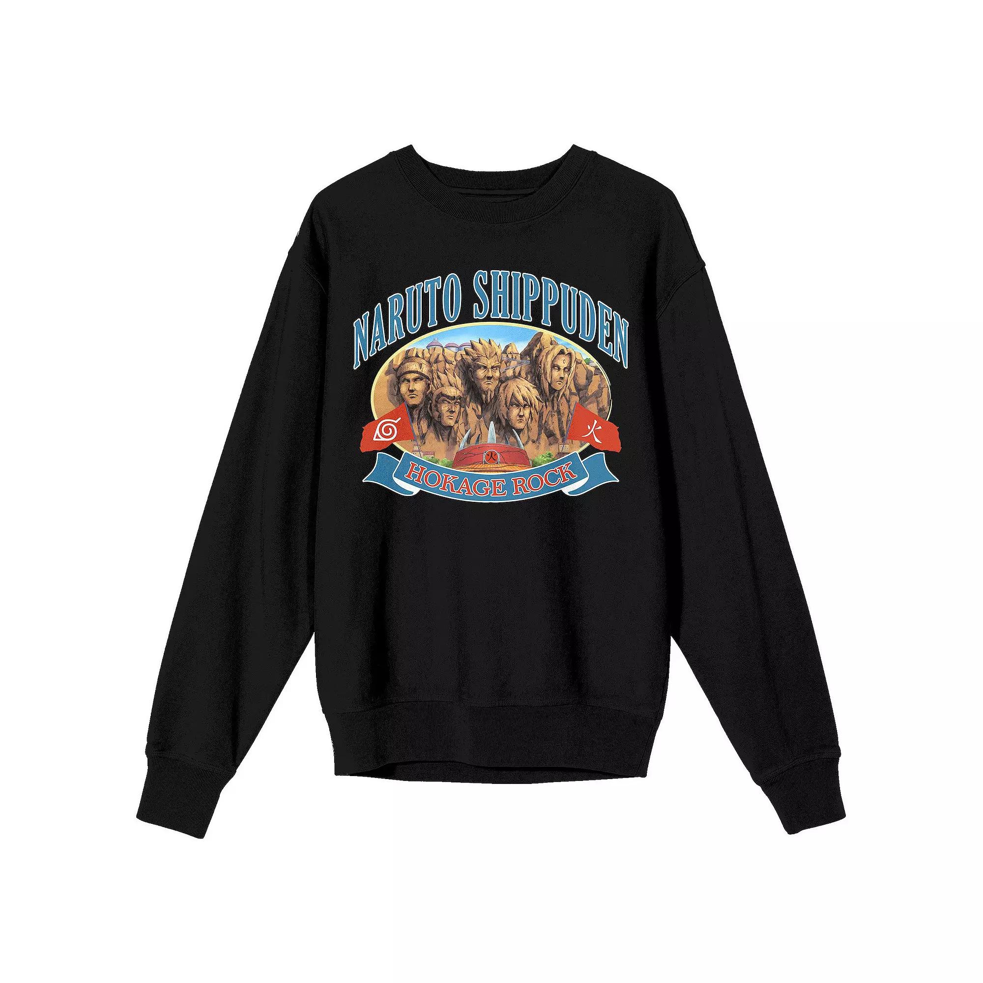 Men's Naruto Shippuden Hokage Rock Long Sleeve Graphic Tee,  Product Image