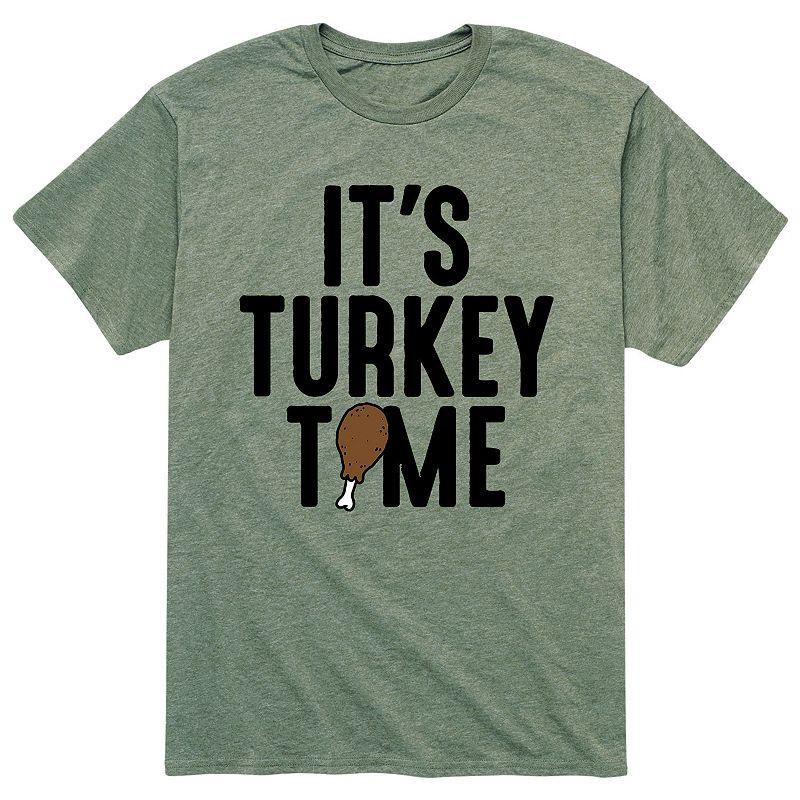 Big & Tall Its Turkey Time Tee, Men's,  Product Image