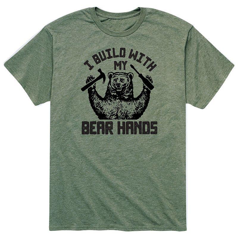 Men's Build with Bear Hands Tee,  Product Image