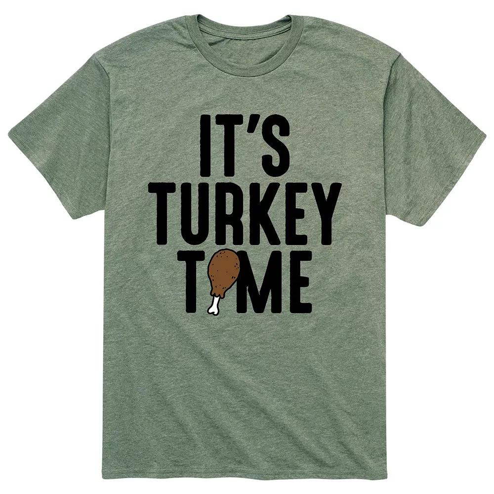 Big & Tall Its Turkey Time Tee, Men's,  Product Image