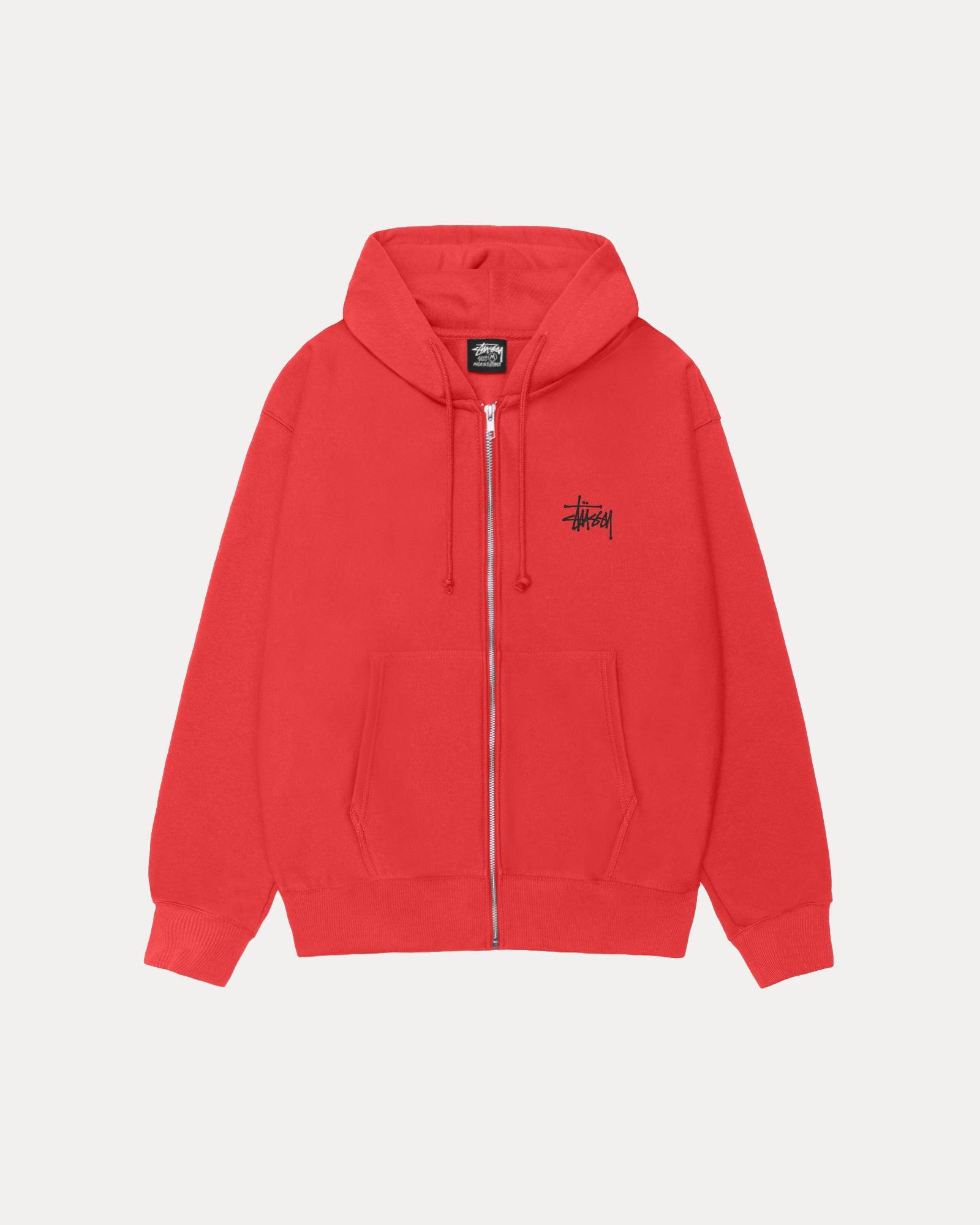 BASIC STÜSSY ZIP HOODIE Male Product Image