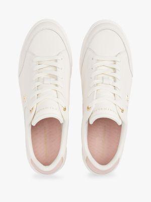 Monogram Leather Court Sneaker Product Image