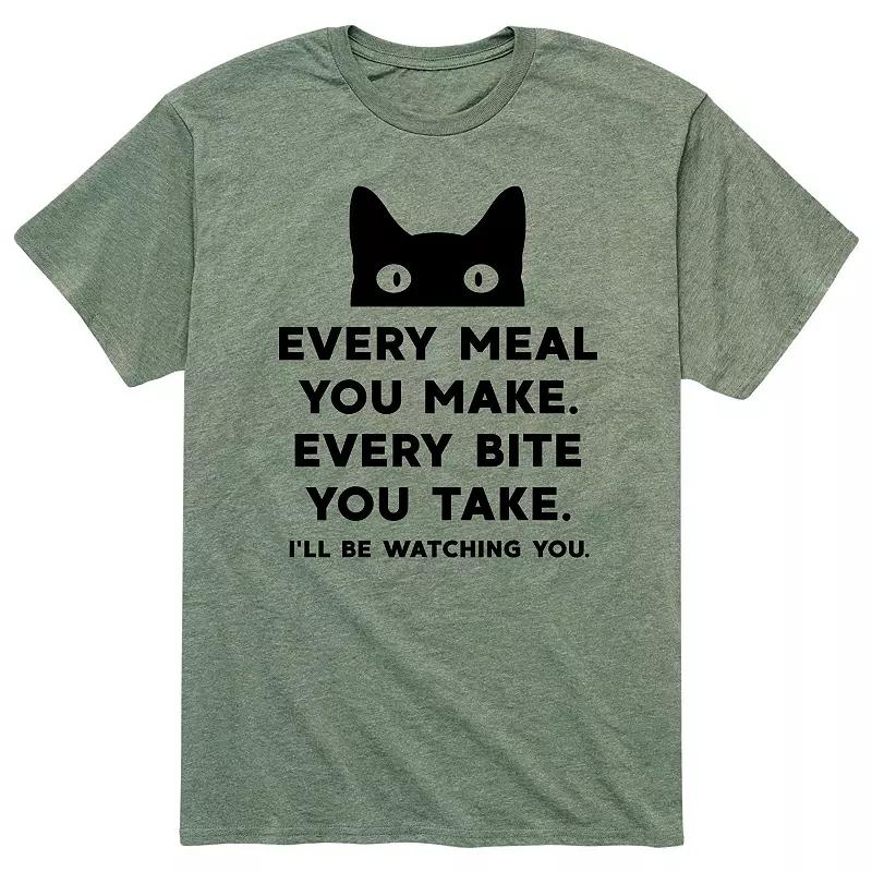 Men's Ill Be Watching You Cat Tee,  Product Image