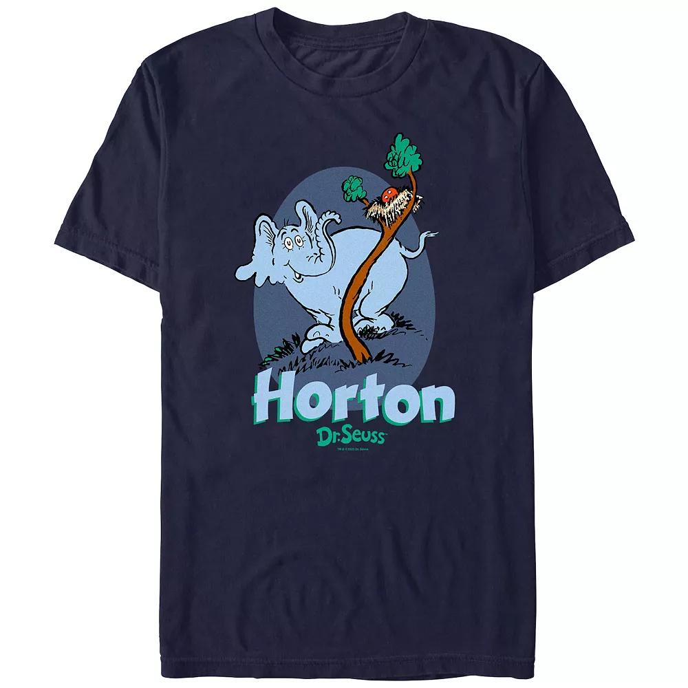 Men's Dr. Seuss Horton Cover Graphic Tee, Size: Medium, Blue Product Image