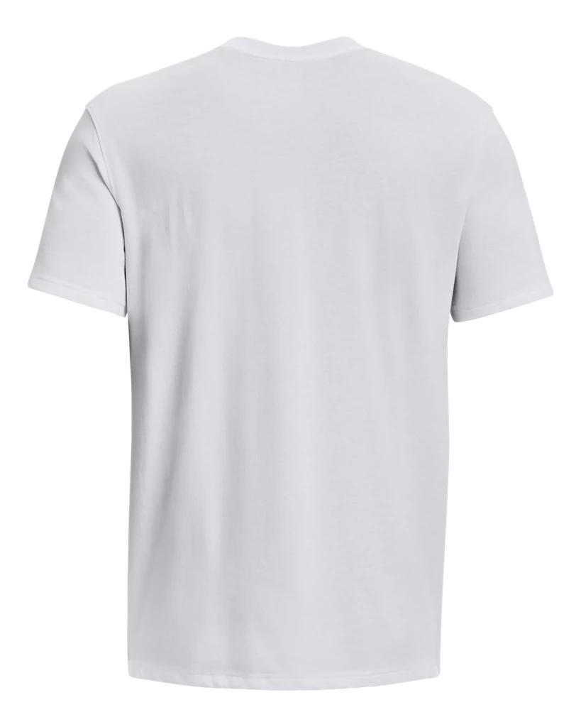 Men's UA Logo Embroidered Heavyweight Short Sleeve Product Image