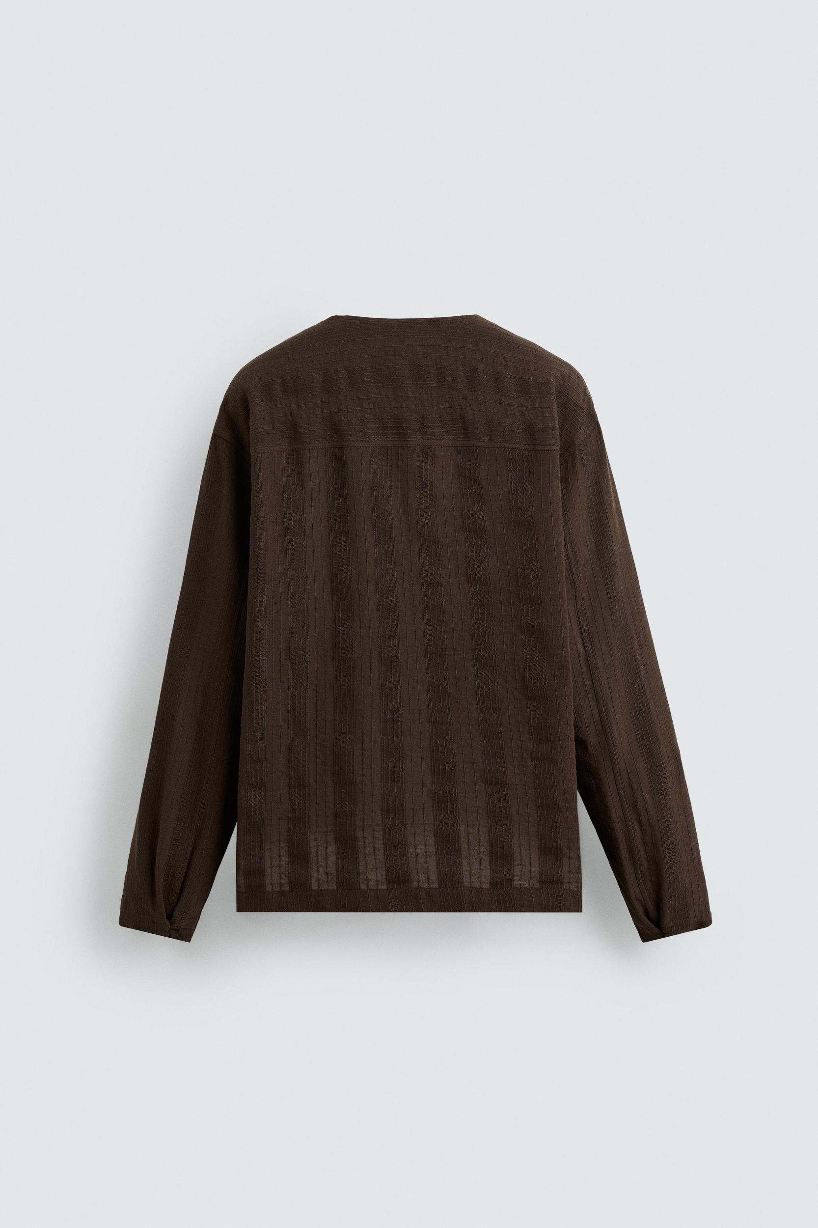 STRIPED JACQUARD SHIRT Product Image