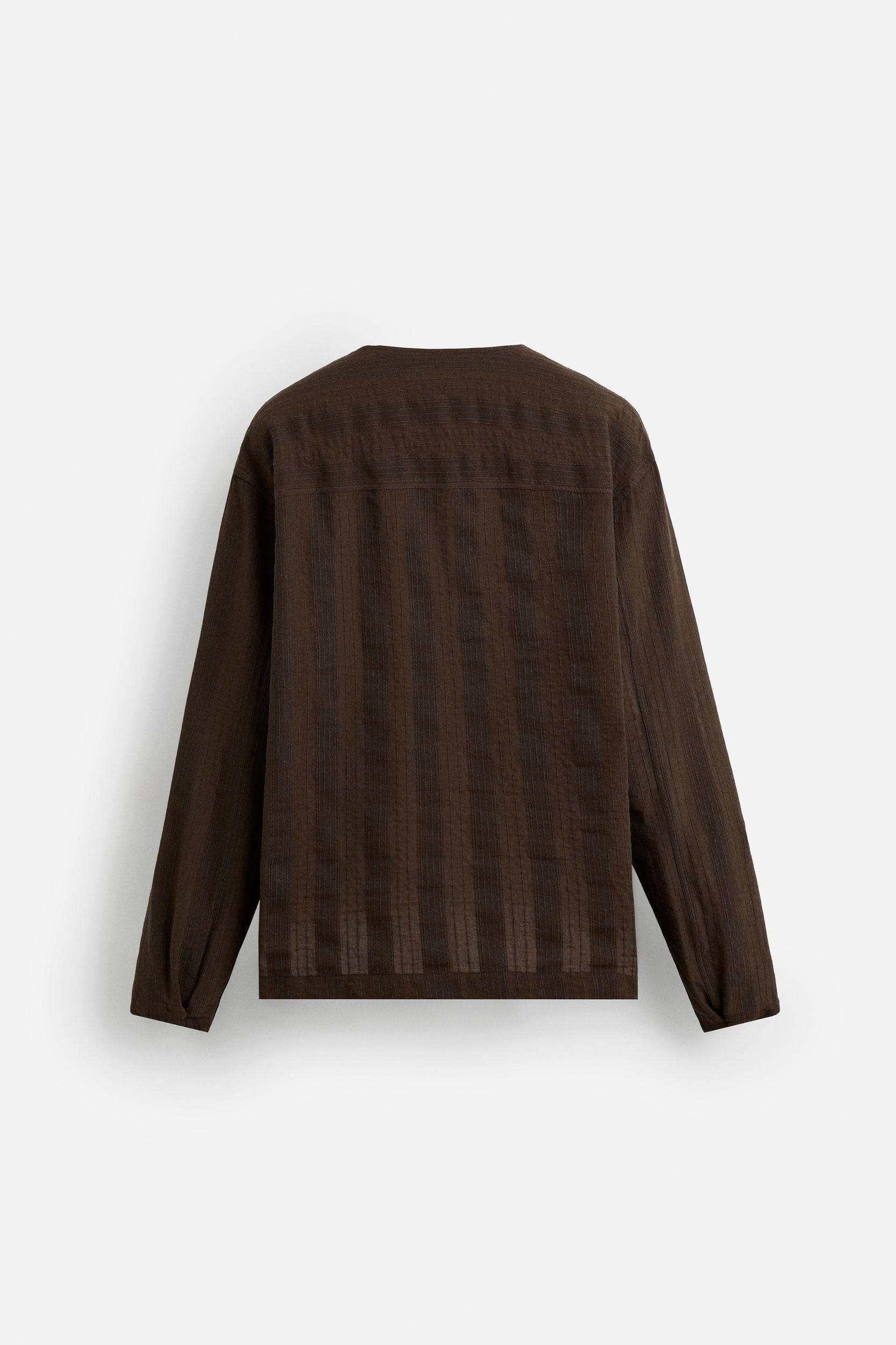 STRIPED JACQUARD SHIRT Product Image