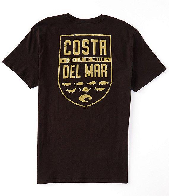 Costa Shield Graphic Short-Sleeve Heathered T-Shirt Product Image