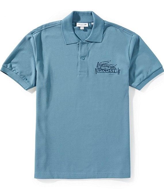Lacoste Stamp Graphic Short Sleeve Polo Shirt Product Image