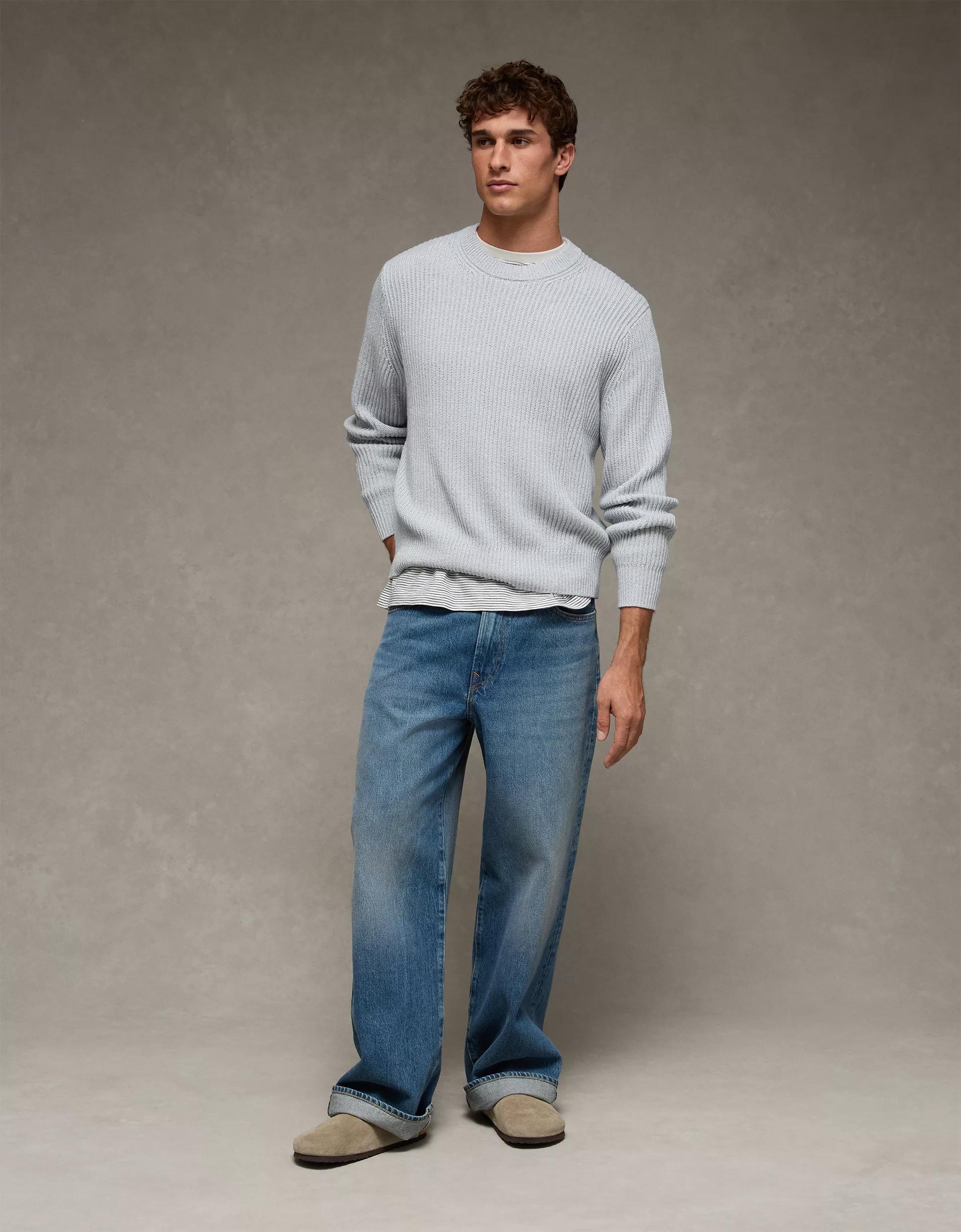 AE Fisherman Crew Neck Sweater Product Image