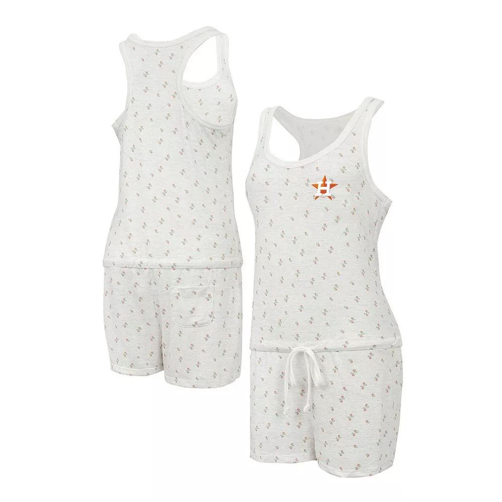 Women's Concepts Sport Cream Houston Astros Gardner Hacci Knit Romper,  Product Image