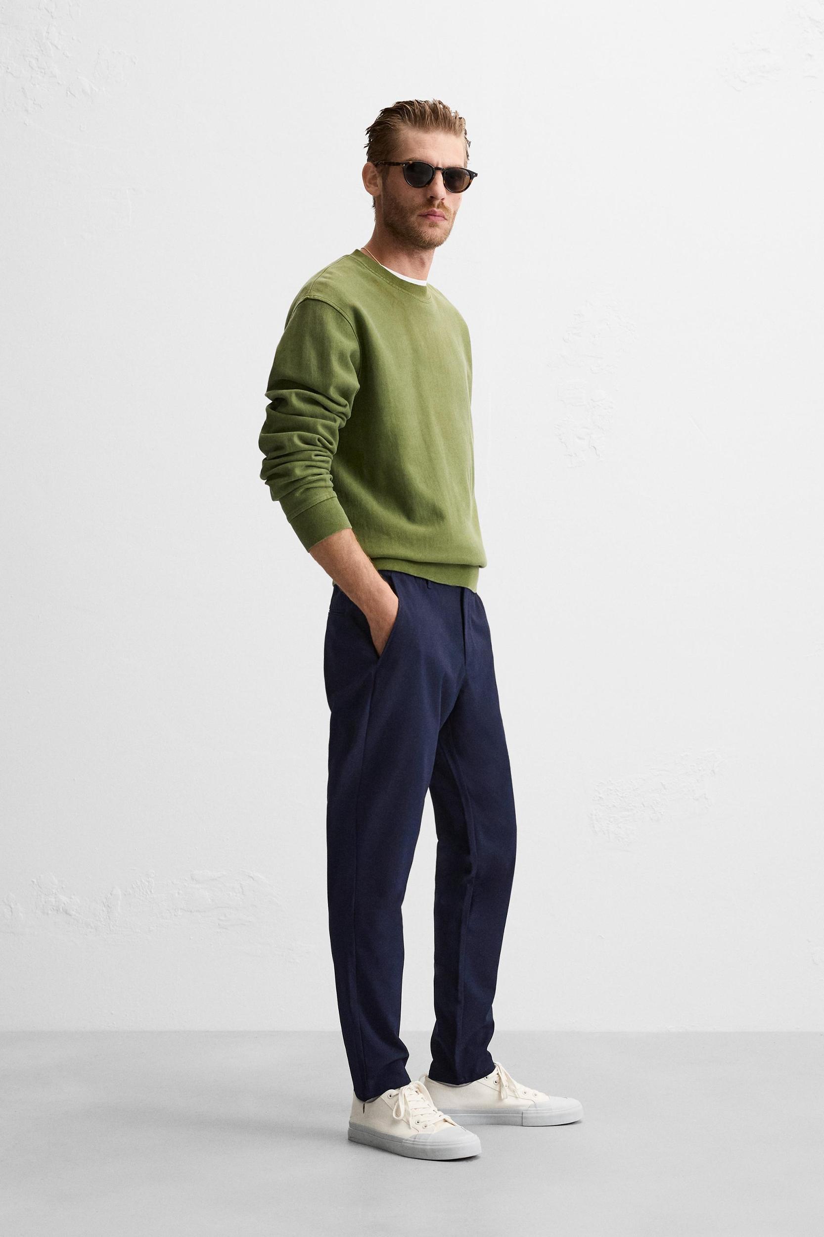SLIM FIT STRETCH PANTS Product Image