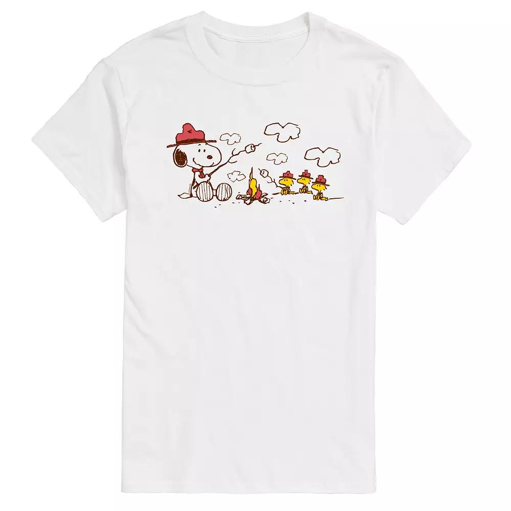 Big & Tall Peanuts Beagle Scouts Bonfire & S'mores Graphic Tee, Men's,  Product Image