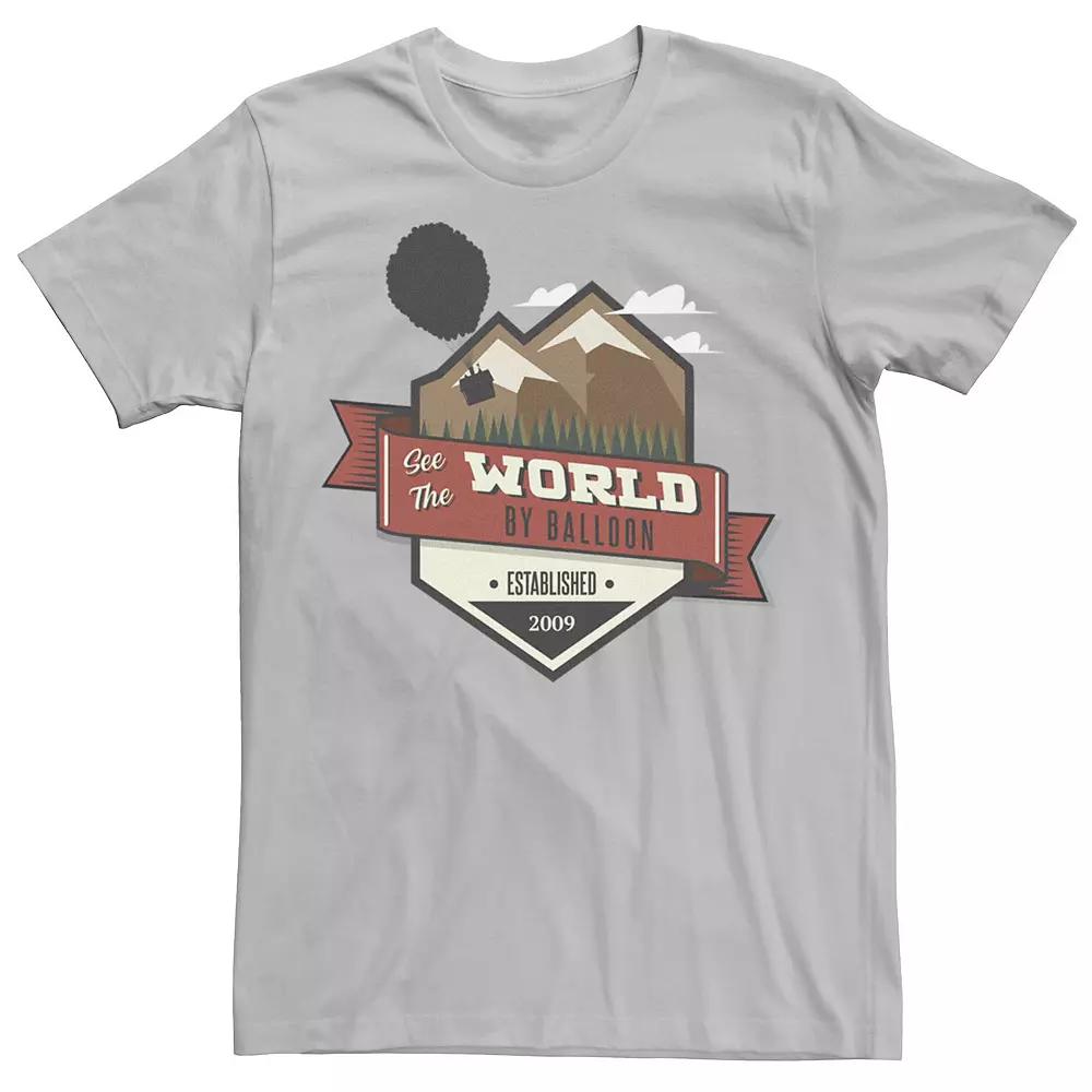 Disney / Pixar's Up Men's See The World By Balloon Tee,  Product Image