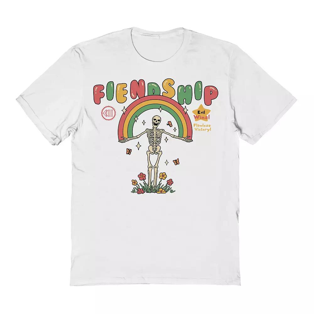 Men's COLAB89 by Threadless Fiendship Graphic Tee, Size: XL, White Product Image