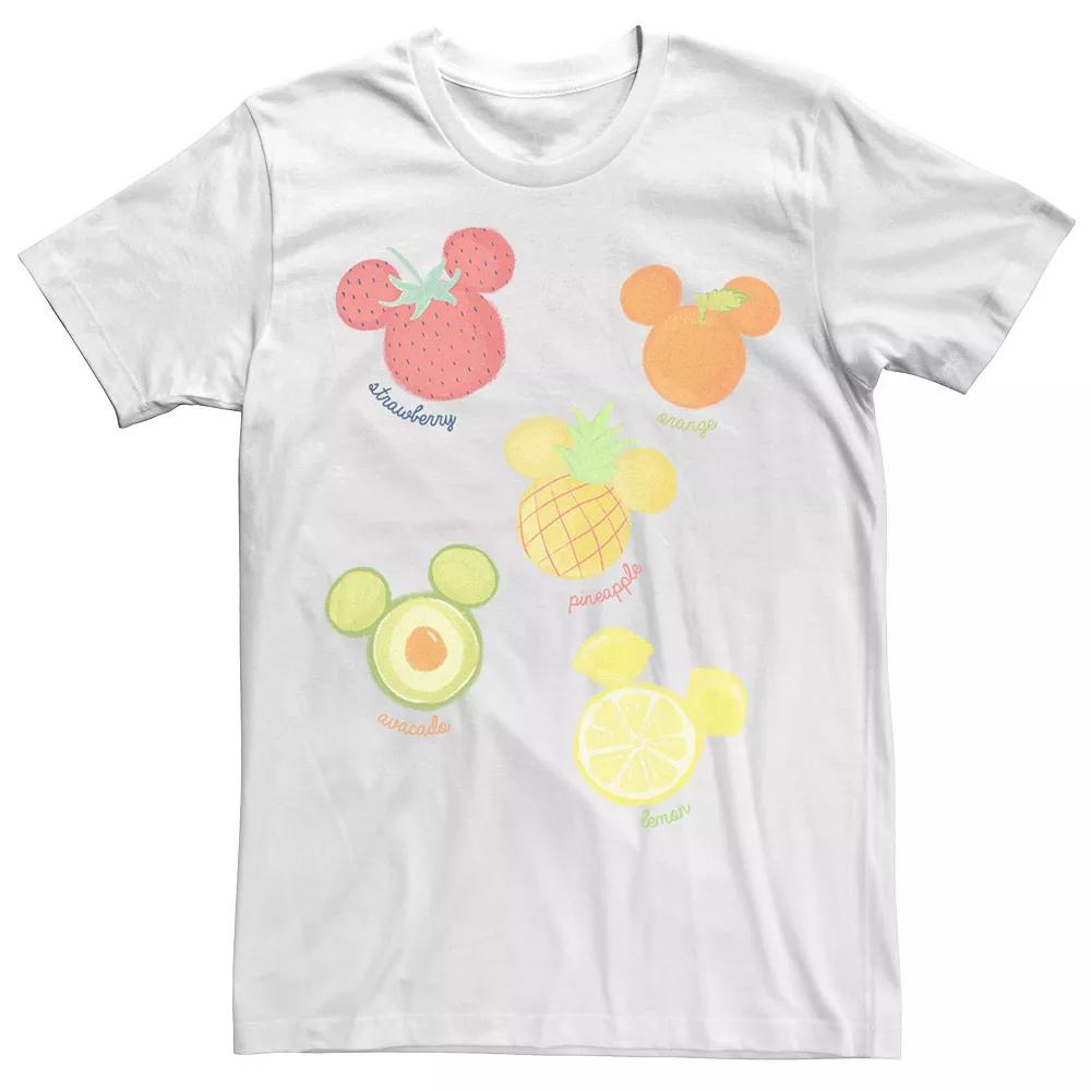 Disney's Mickey & Friends Mickey Mouse Men's Fruit Logos Tee,  Product Image