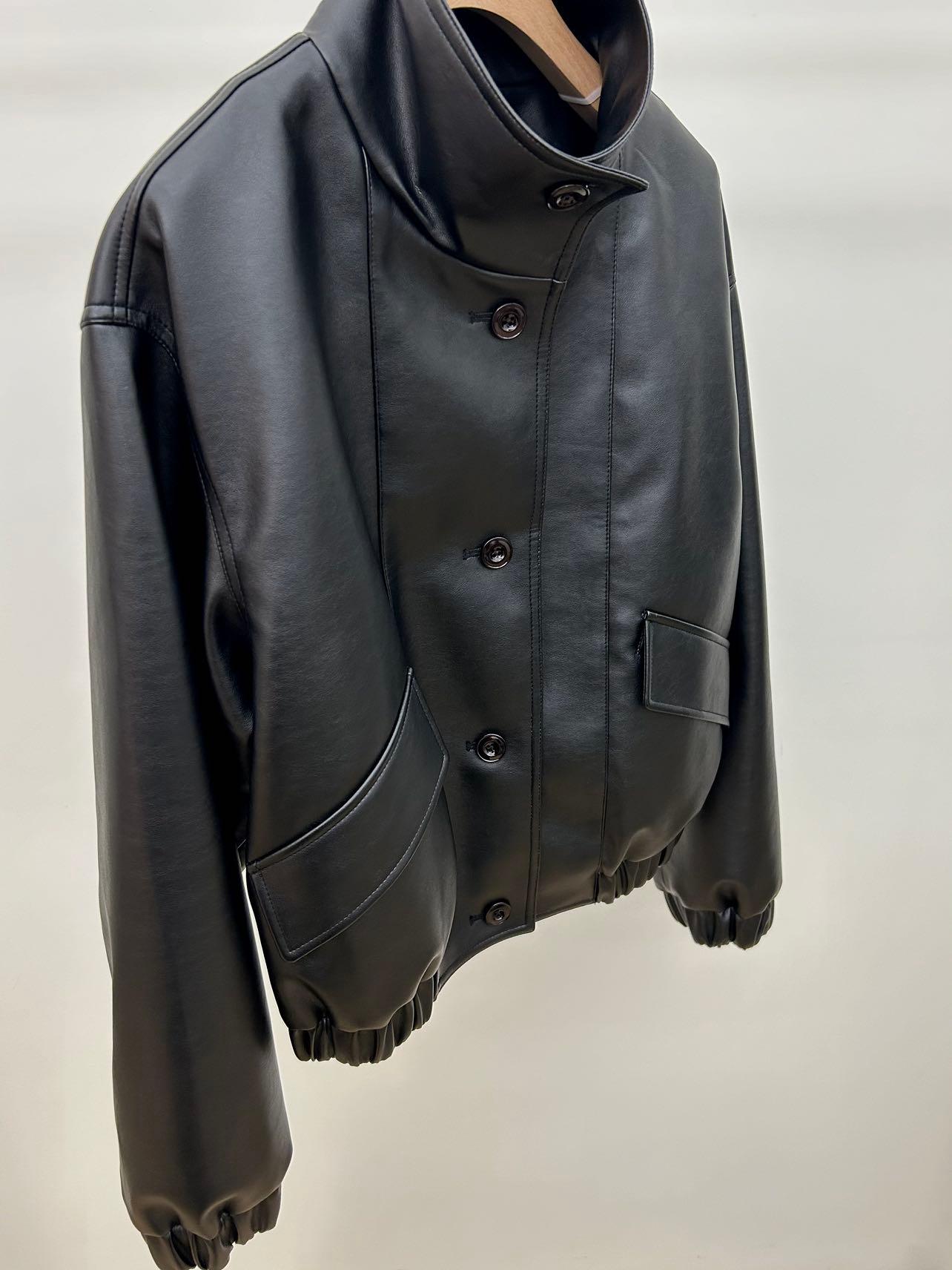 Soriana Vegan Leather Jacket Product Image