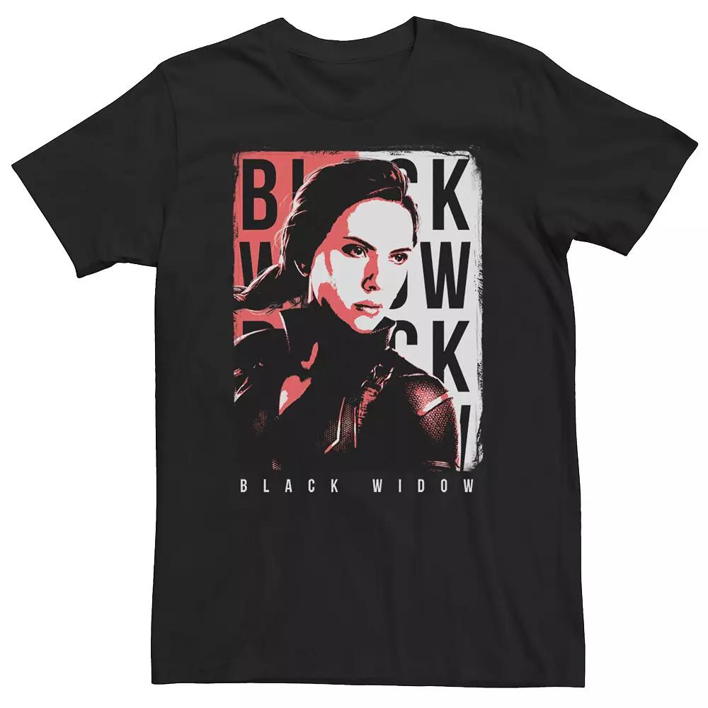 Big & Tall Marvel Avengers Widow Poster Tee, Men's,  Product Image