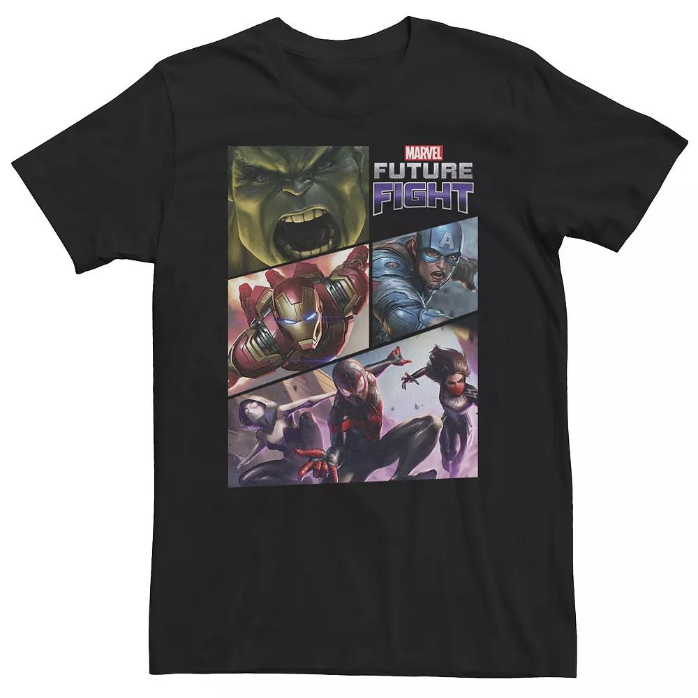 Big & Tall Marvel Future Fight Action Panels Tee, Men's,  Product Image