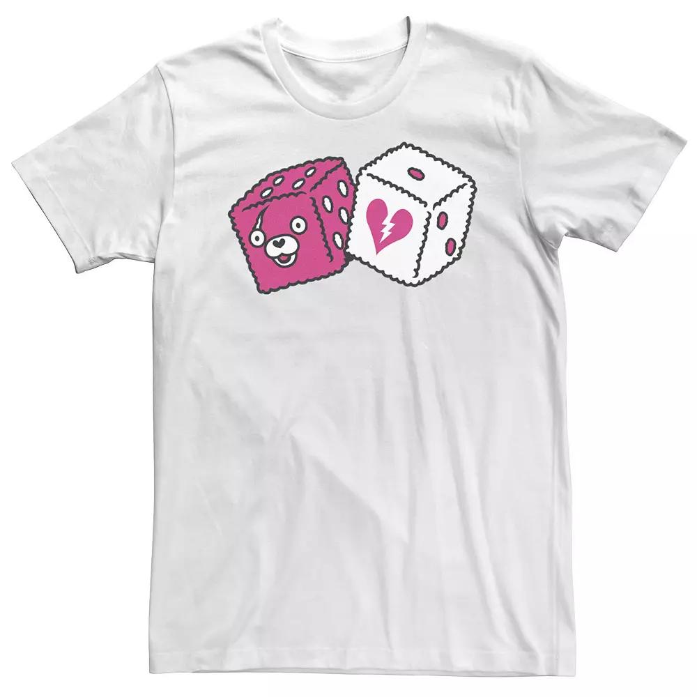 Big & Tall Fortnite Cuddle Dice Left Chest Love Tee, Men's,  Product Image