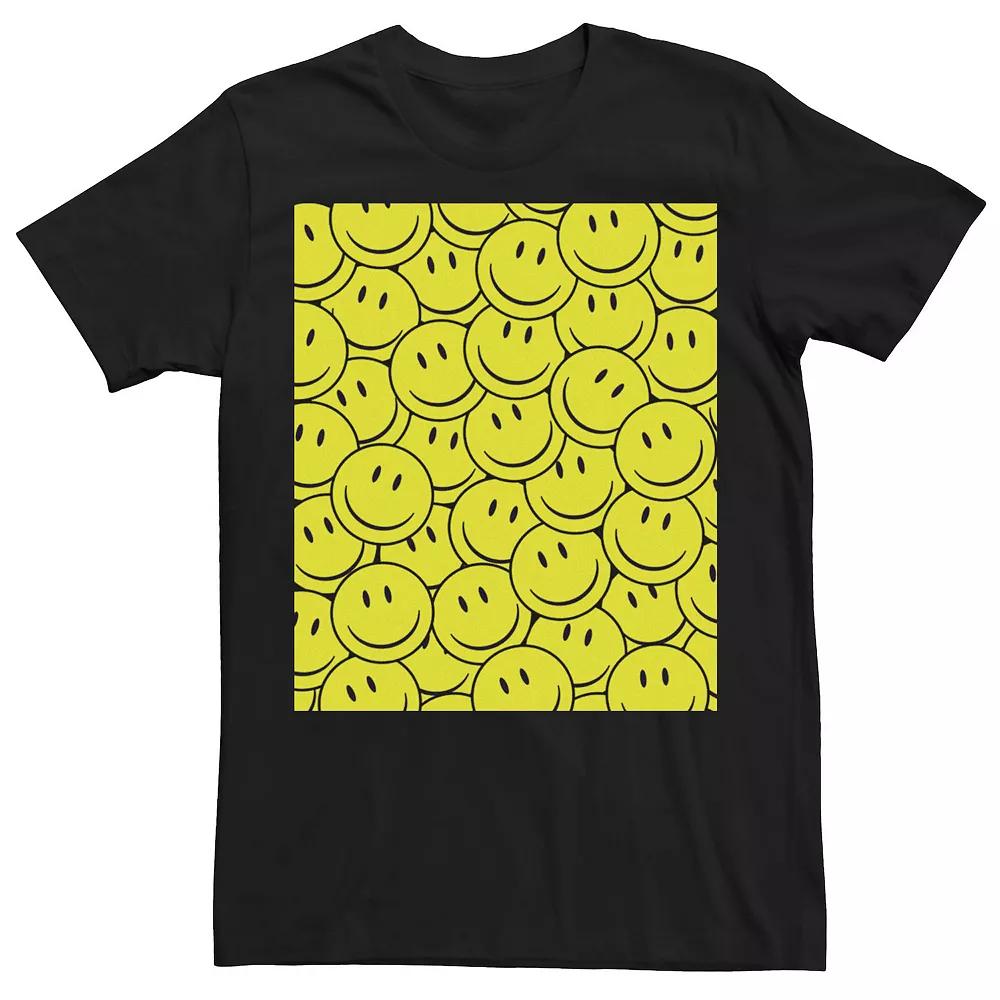 Men's Smilely Face Collage Square Tee,  Product Image