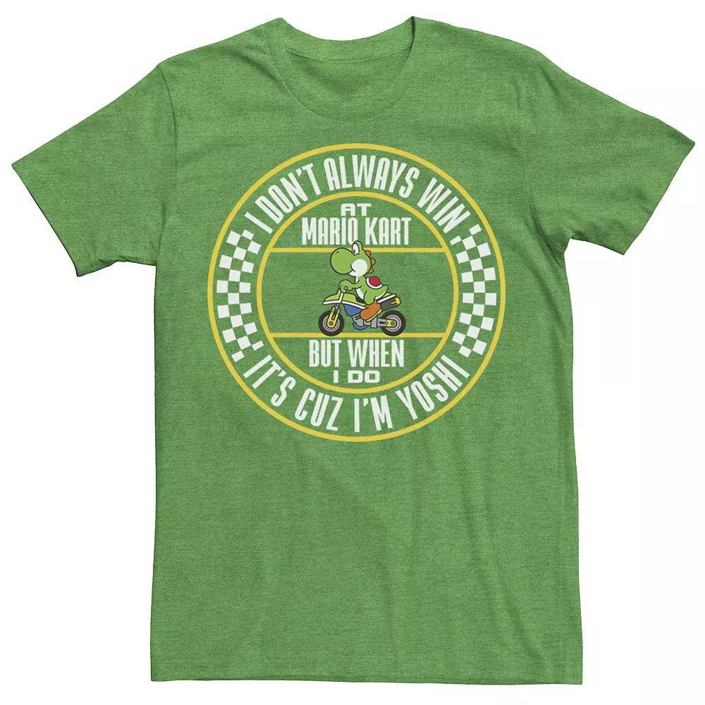 Men's Nintendo Mario Kart Winning As Yoshi Tee,  Product Image