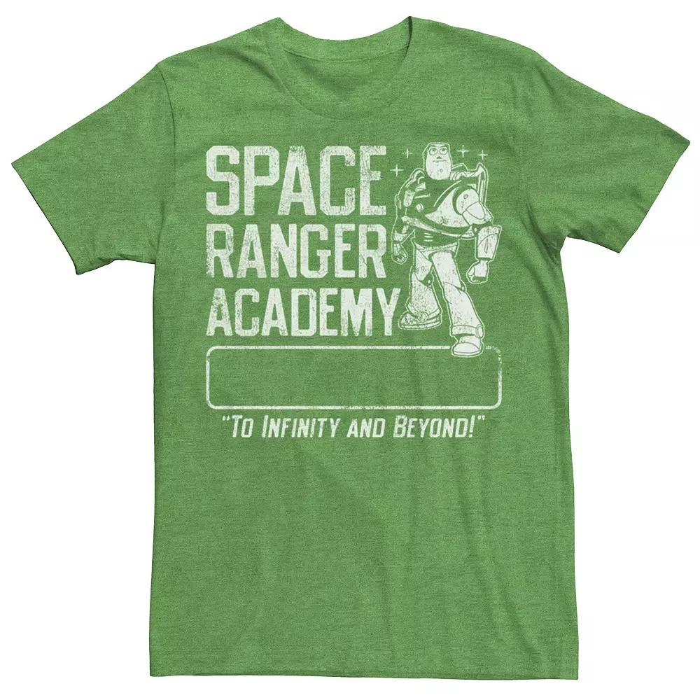 Disney / Pixar's Toy Story Buzz Lightyear Men's Ranger Academy Name Here Tee, Size: Small, Kelly Grey Product Image