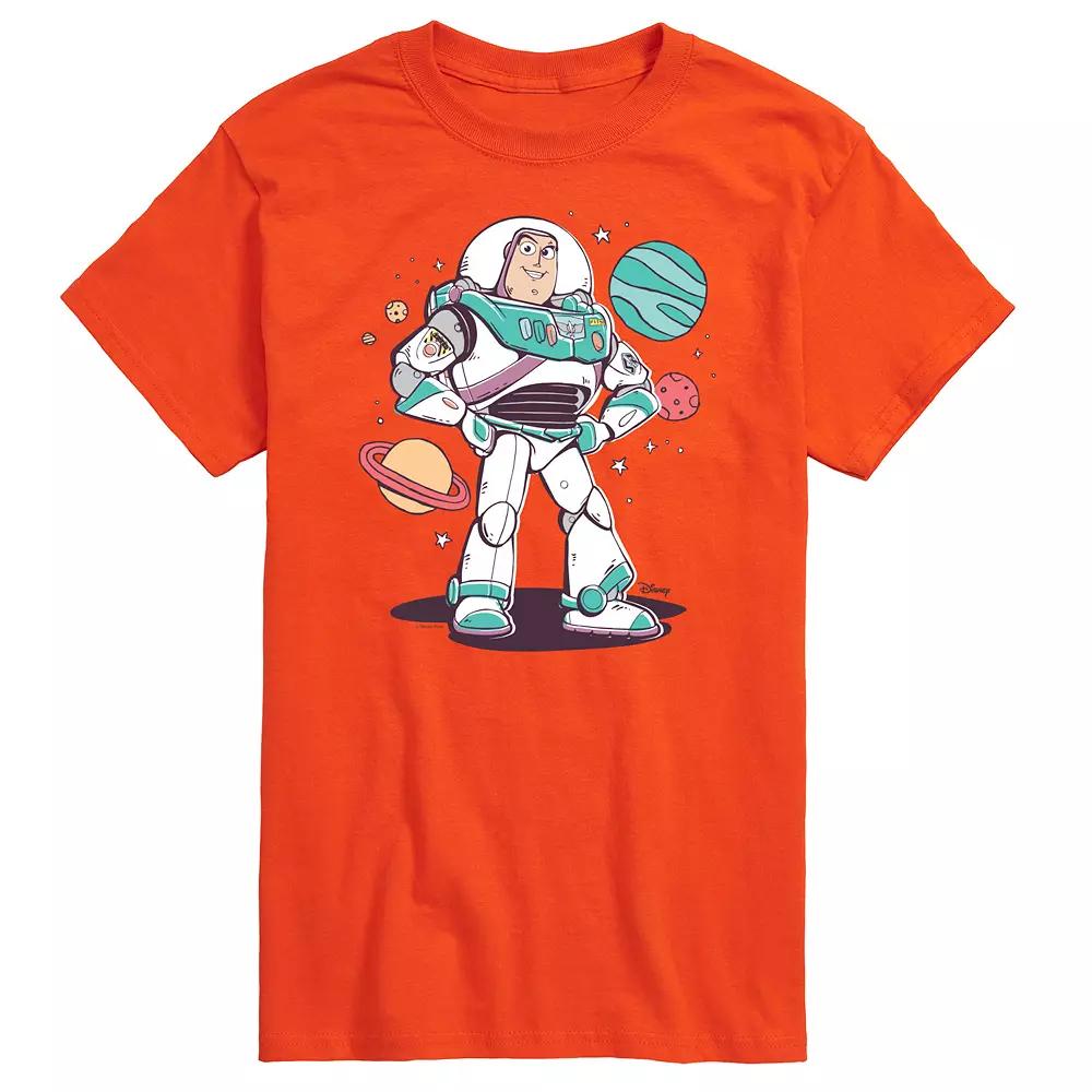 Disney / Pixar's Toy Story 4 Men's Buzz and Planets Graphic Tee,  Product Image