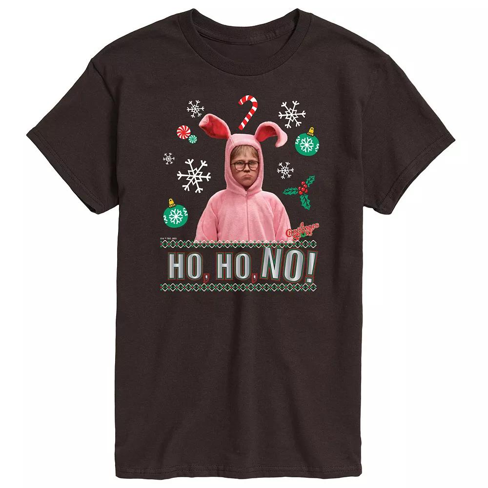 Big & Tall A Christmas Story Ho Ho Ho Pink Bunny Graphic Tee, Men's,  Product Image
