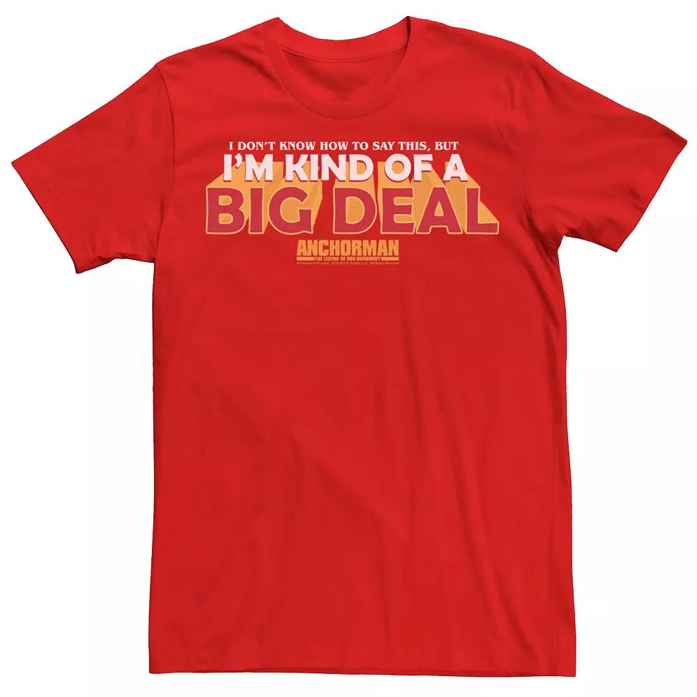 Men's Anchorman I'm Kind Of A Big Deal Tee,  Product Image