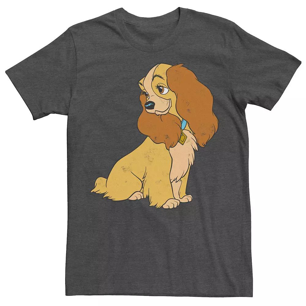 Disney's Lady And The Tramp Lady Simple Portrait Men's Tee,  Product Image