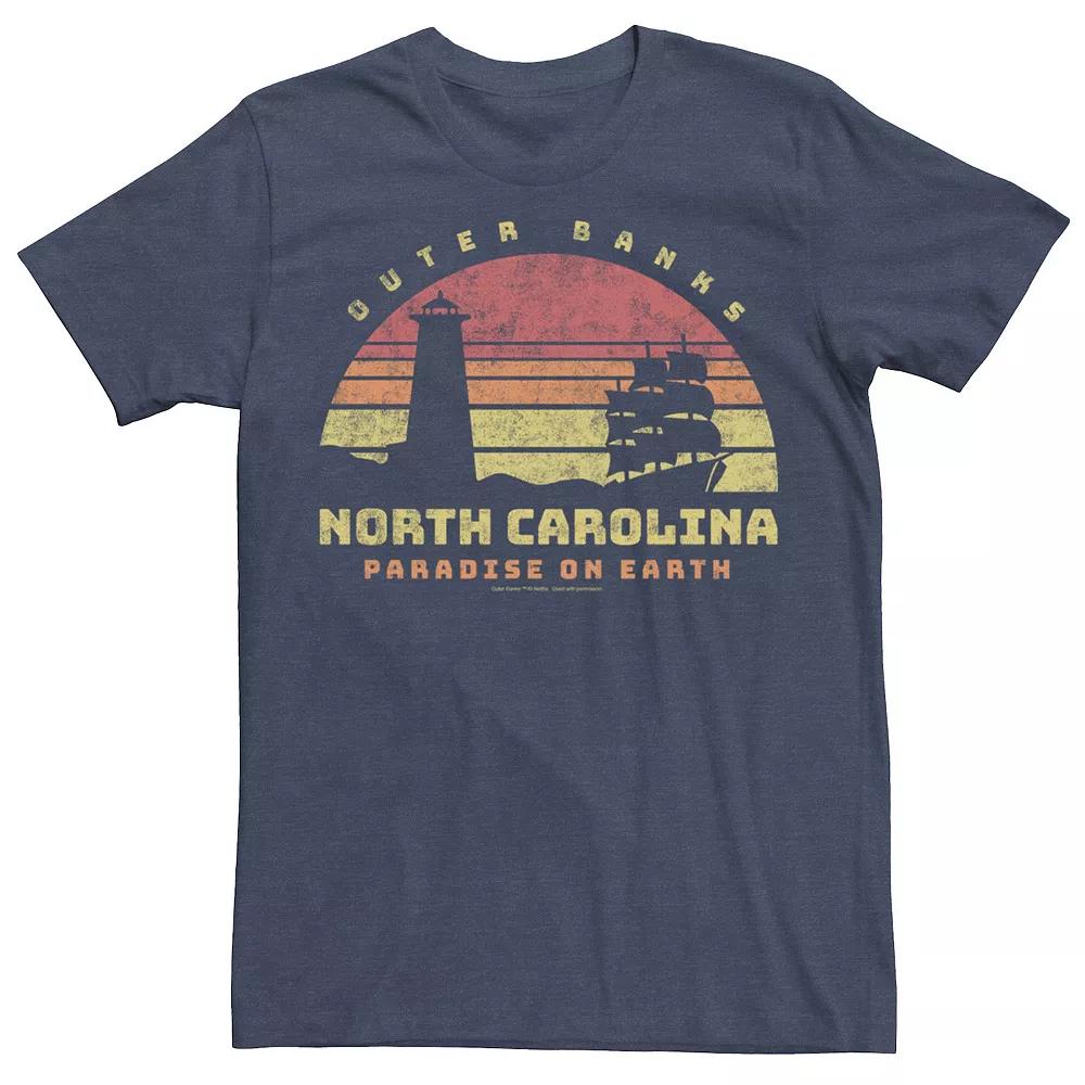 Men's Outer Banks Paradise On Earth Sunset Colors Tee,  Product Image