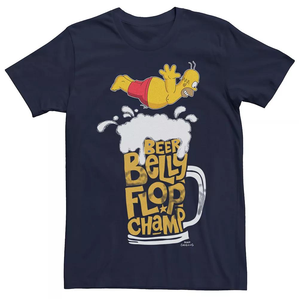 Men's The Simpsons Homer Beer Belly Champ Graphic Tee,  Product Image