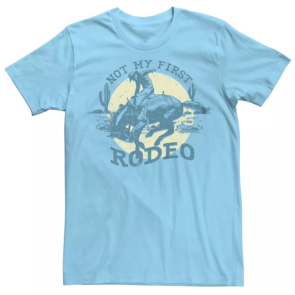 Men's Not My First Rodeo Cowboy Desert Graphic Tee,  Product Image