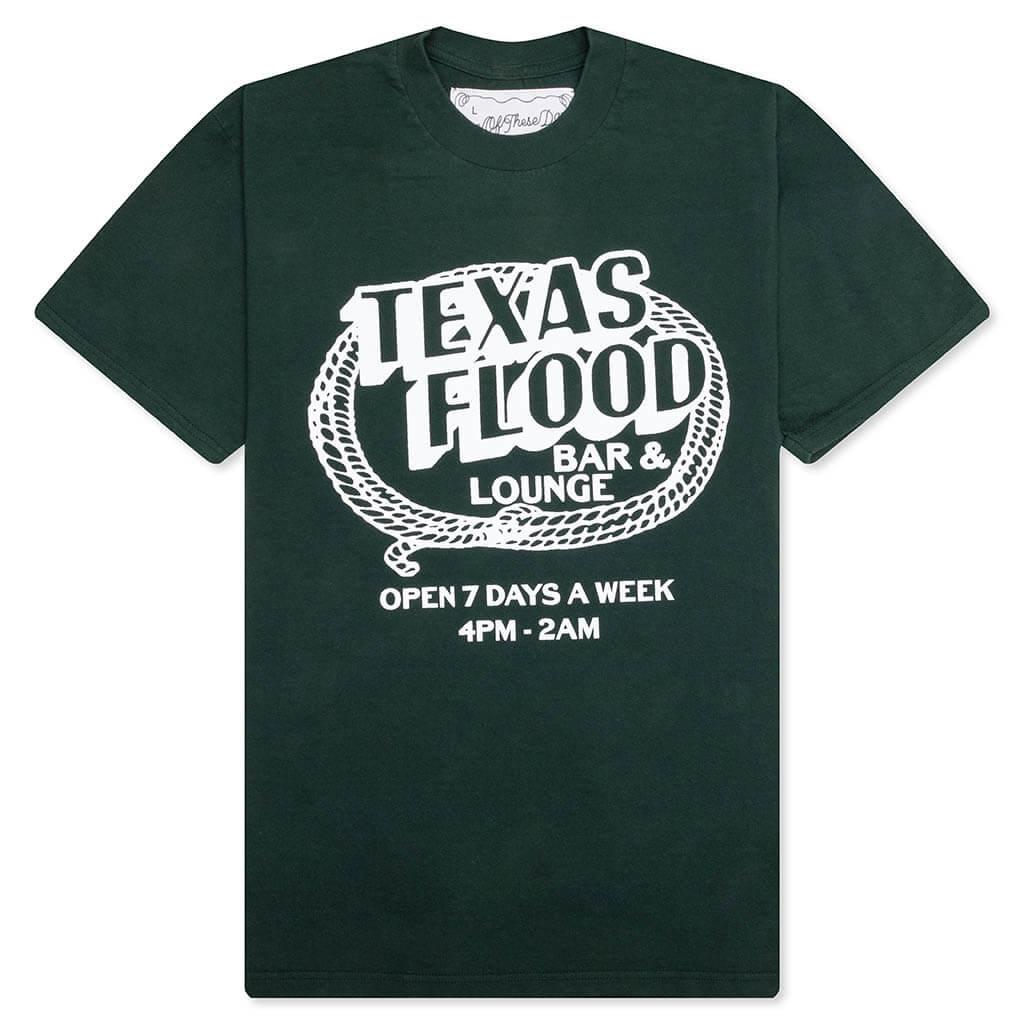 Texas Flood T-Shirt - Washed Forest Green Male Product Image