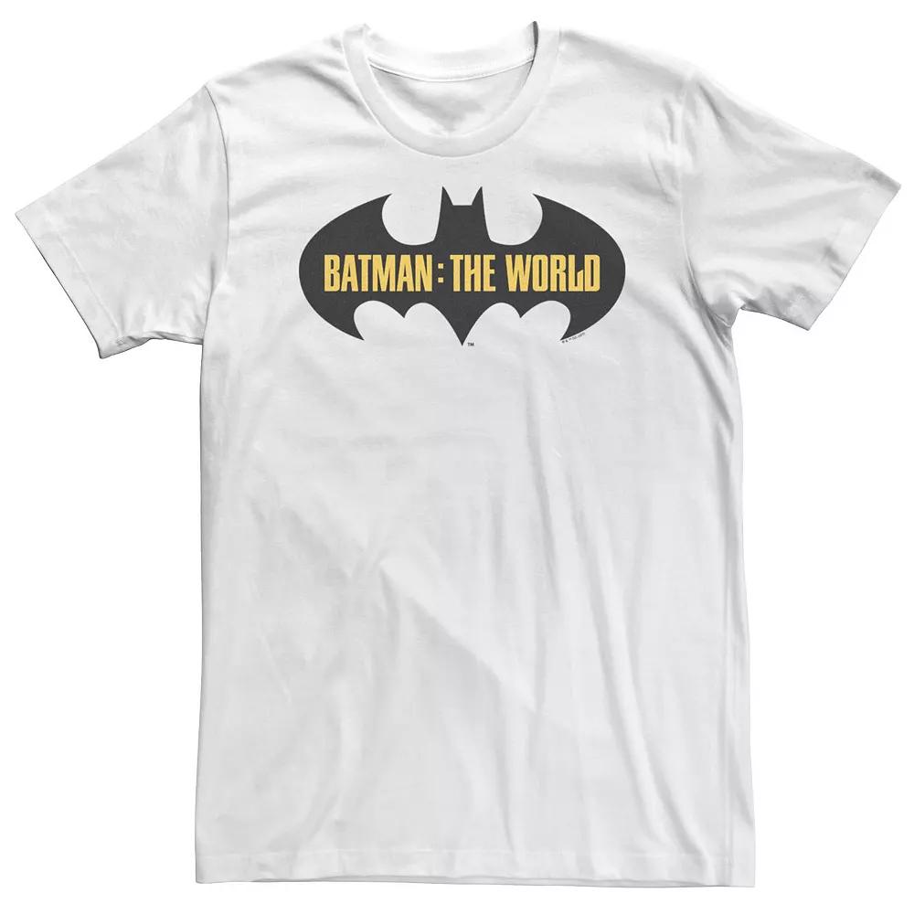 Big & Tall DC Comics Batman: The World Cina Bat Logo Fill Tee, Men's,  Product Image