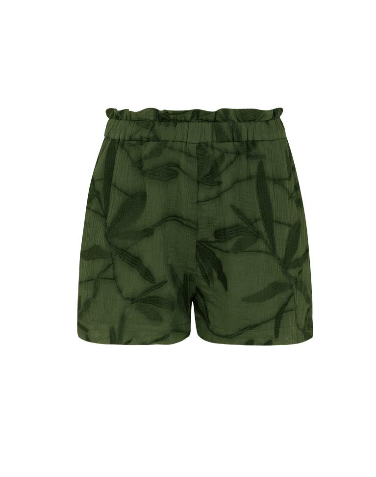 Kinsley Shorts - Embroidered Free Bird Product Image