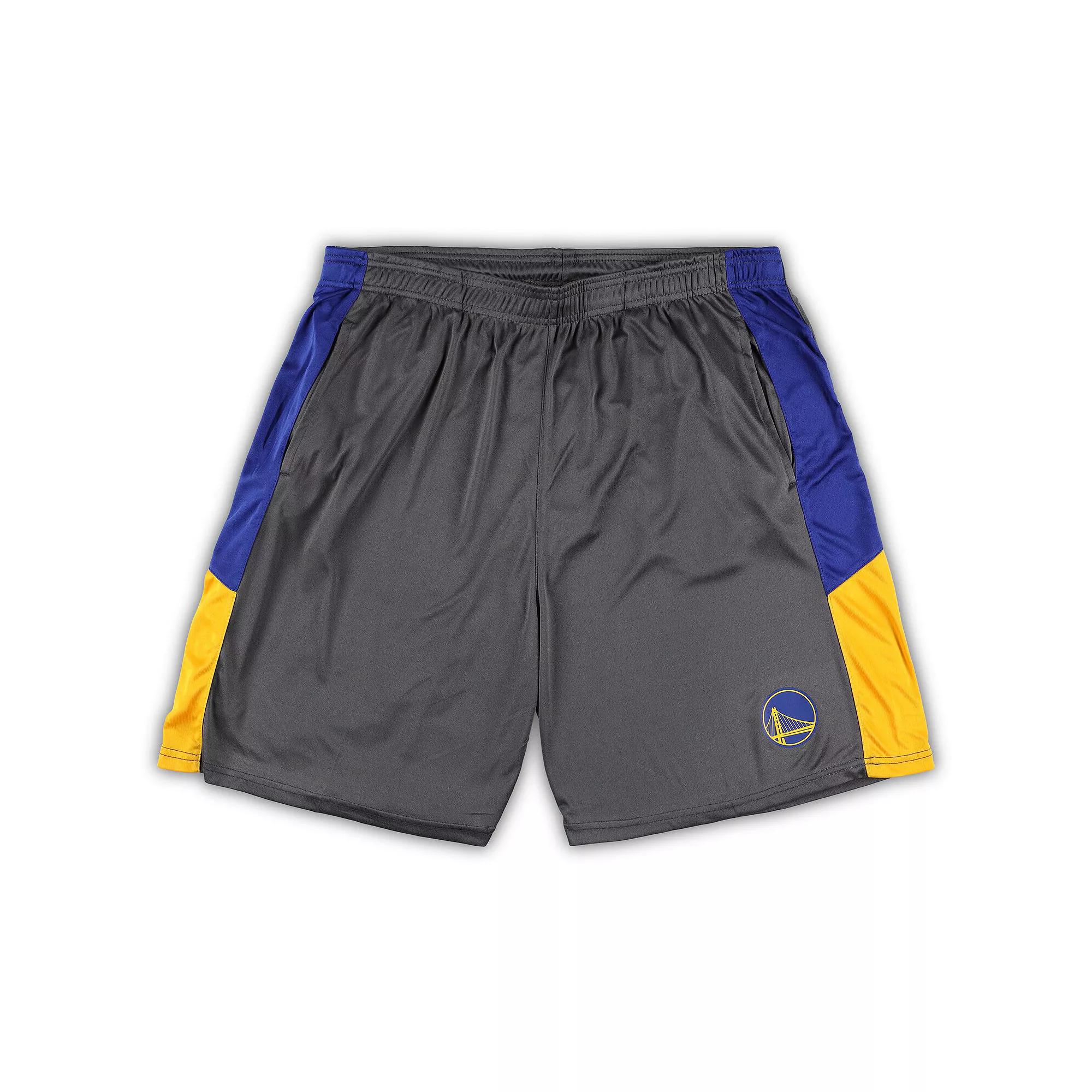 Men's Fanatics Branded Gray Golden State Warriors Big & Tall Shorts, Size: 4XB, Grey Product Image