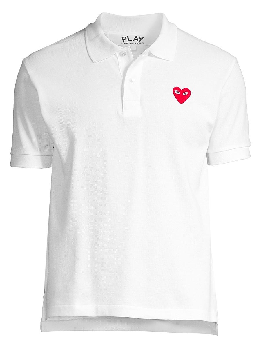 Mens Heart Applique Polo Product Image